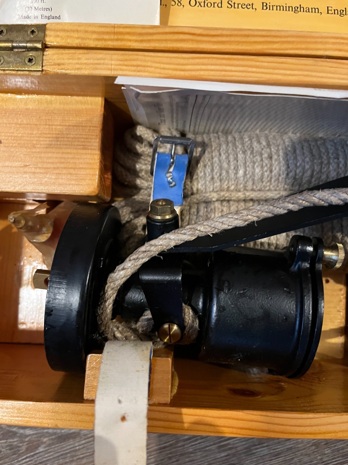 Walkers Excelsior IV Antique Ship-log never used