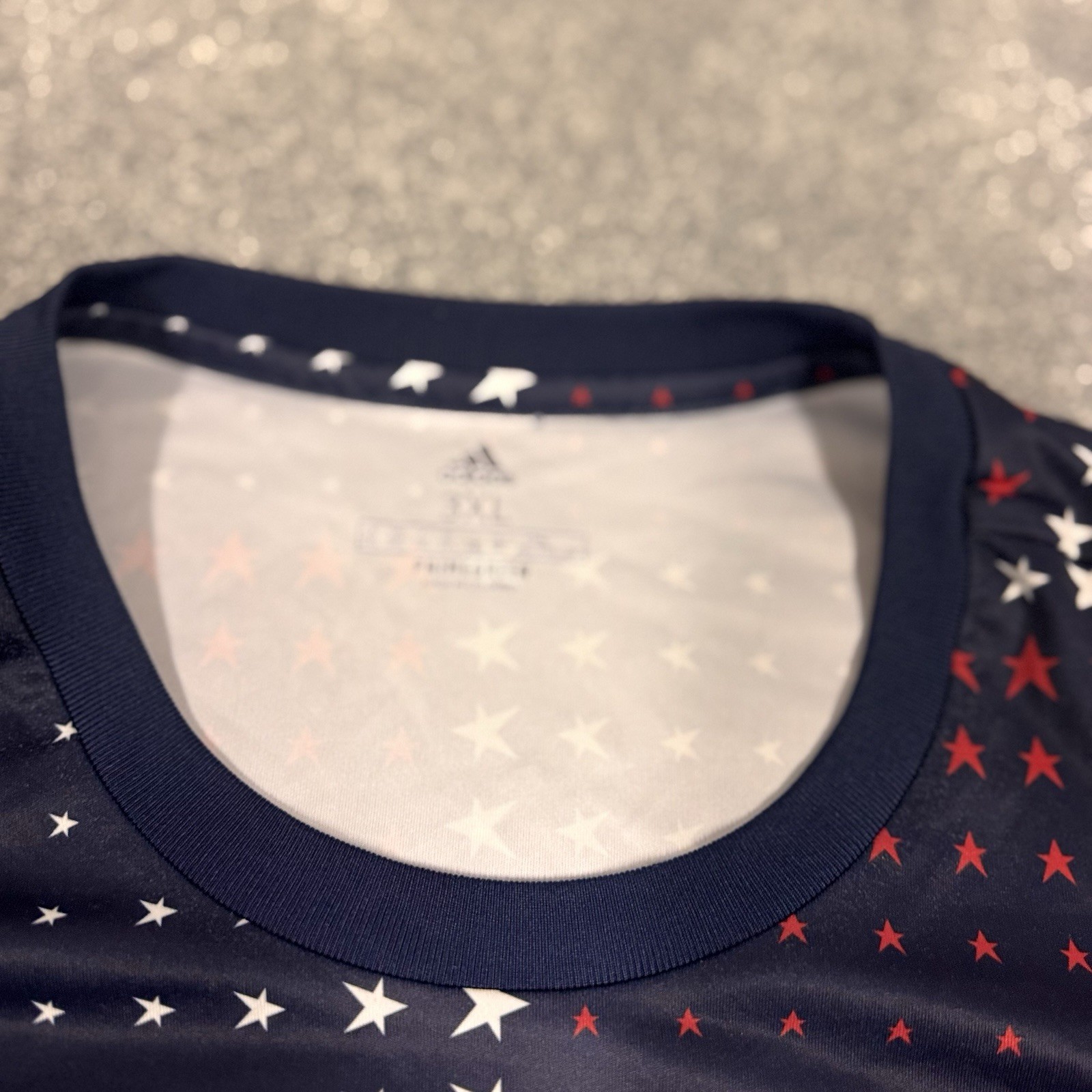 Adidas Philadelphia Union Fanatics T Shirt Mens Size 3XL Multicolor Stretch MLS