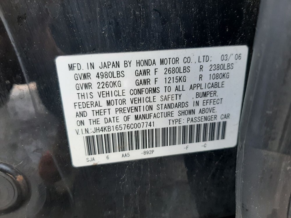 Transfer Case Fits 05-12 RL 942562