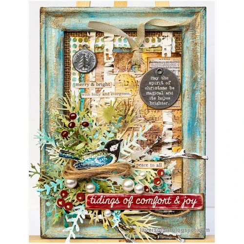 Tim Holtz "MINI HOLIDAY GREENS" Christmas Sizzix Thinlits Cutting Dies 2025