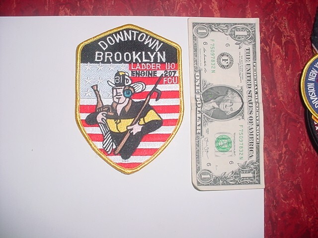 Patch - DOWNTOWN BROOKLYN -- LADDER 110, Engine 207, FCU