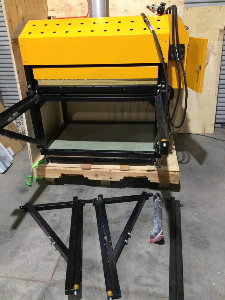 36" x 39" Pneumatic Double Working Table Large Format Heat Press Machine 220V