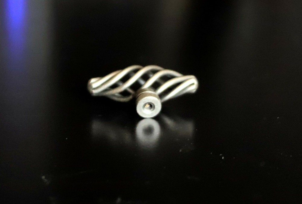 Cabinet Pulls/Knobs. Two styles in Brushed Satin. 35 total. Screws Included.