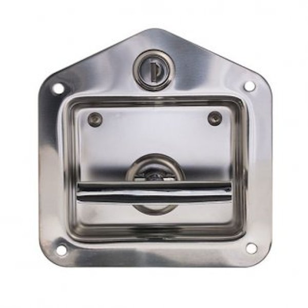 Lockable Flush T-Handle-Use on Side boxes,Trailers,Ute Canopies,Sheds-BDSFTHKA1