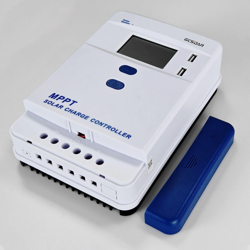 40A MPPT Solar Charge Controller, 12V/24V, Max PV 100V, Built-in Bluetooth