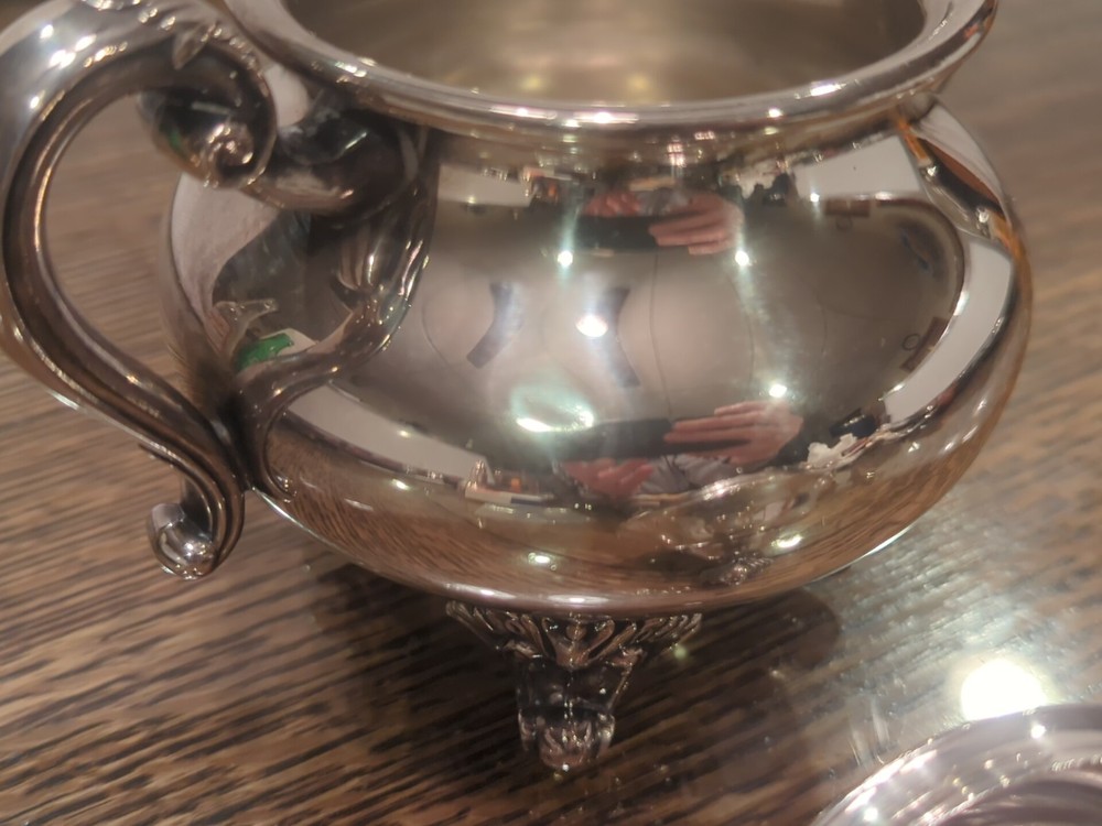 REED & BARTON REGENT 5600 Silverplate Sugar Bowl & Lid