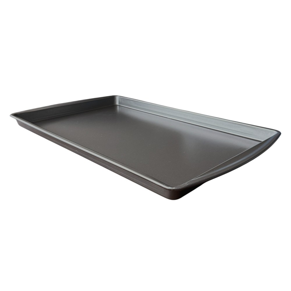 Large Nonstick 17" x 11" Cookie Sheet Baking Pan Cookie Sheet Rectangle Gray