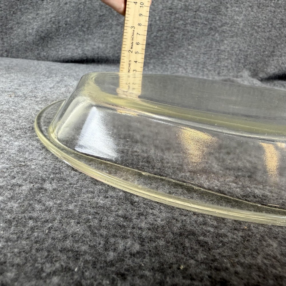 Pyrex Clear Glass Pie Plate L203 10 In Round Baking Dish Bakeware Kitchen