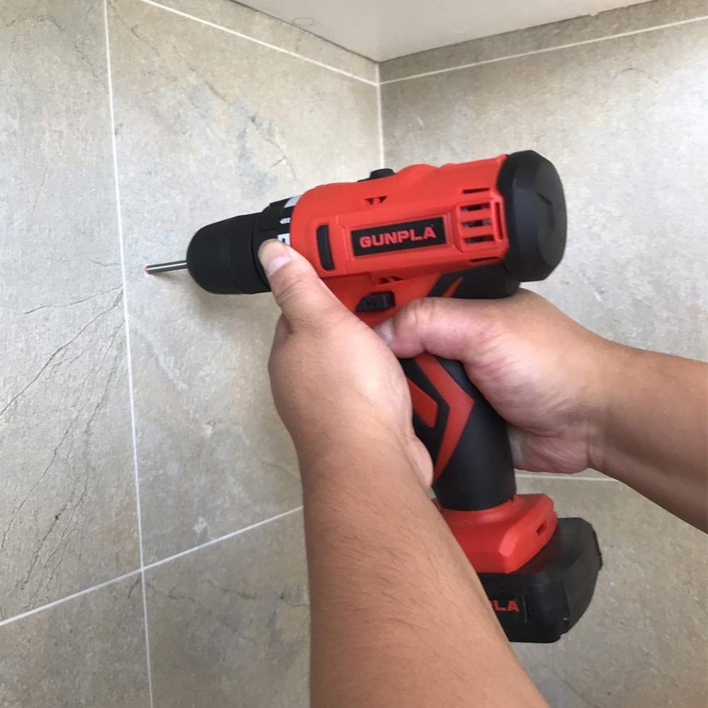 Gunpla 10Pcs Multi-Material Drill Bits Set, Cemented Carbide Masonry 8mm