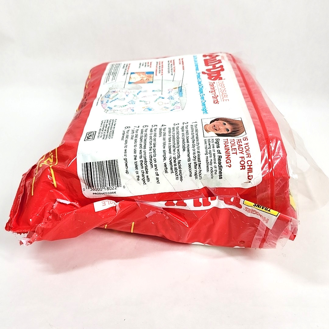 Vtg 1985 Huggies Pull Ups Disposable Training Pants 15ct Girls Med 29-38lbs USA