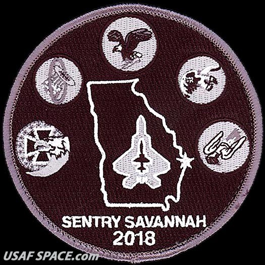 USAF 149TH FIGHTER SQ - SENTRY SAVANNAH 2018 - Joint Base Langley-Eustis - PATCH