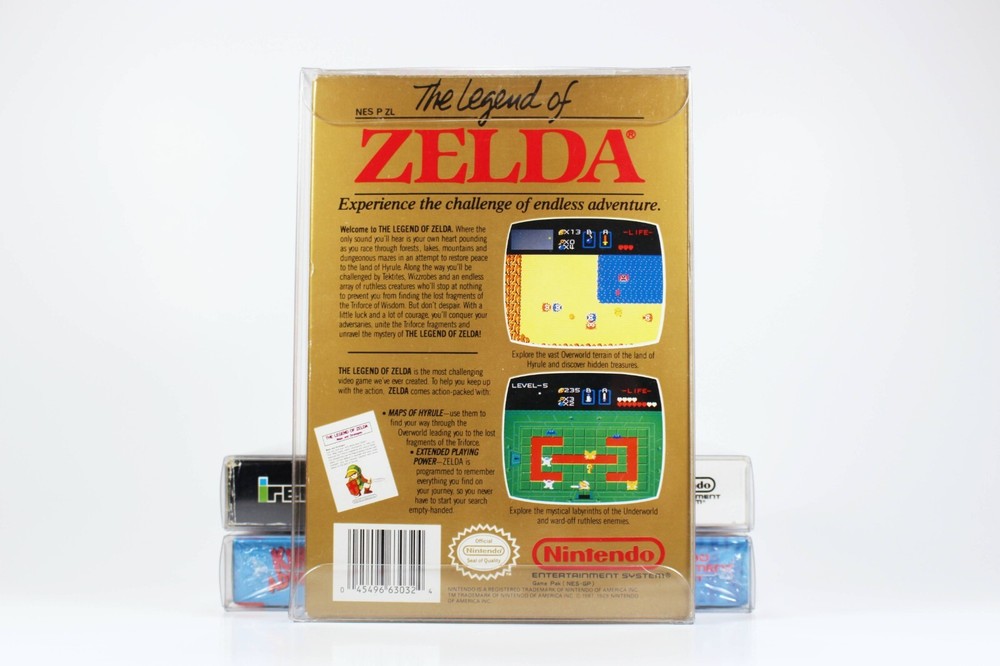 10 Custom NES Box Protectors Clear Plasitc Boxes Case for CIB Complete Sealed