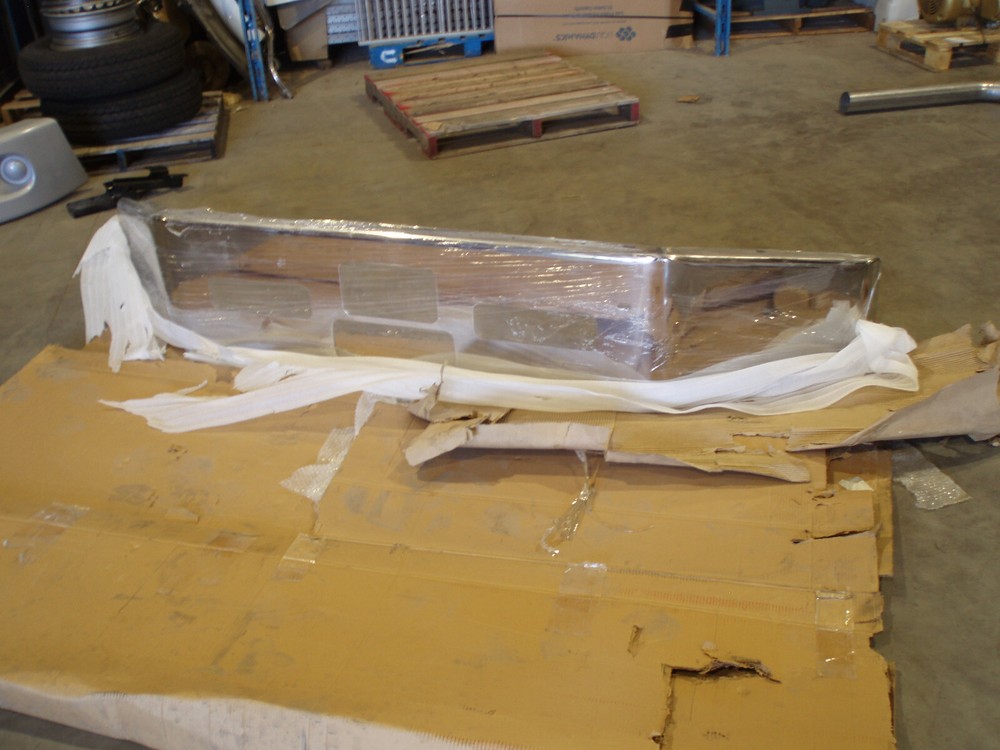 CHROME PLATED SEMI BUMPER 16"
