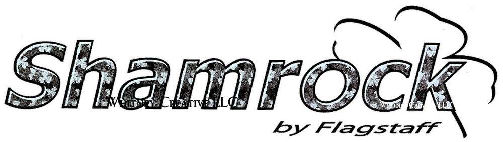 "SHAMROCK" By Forest River RV LOGO Graphic Version C decal 5th Wheel 38.5"x10.5"