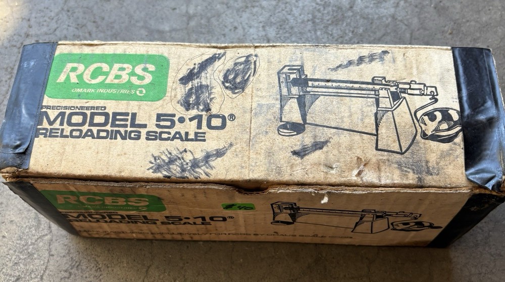 RCBS 5-10 Powder Reloading Balance Beam Scale