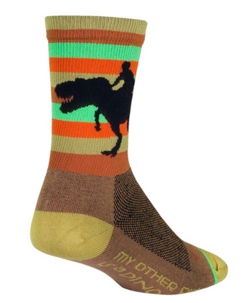 Sockguy 6" Socks (GiddyUp) (Dinosaur)