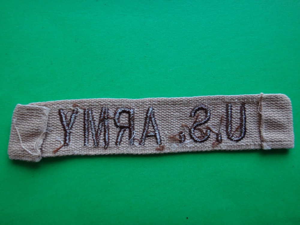 US ARMY Desert Tan Pocket Tape Patch