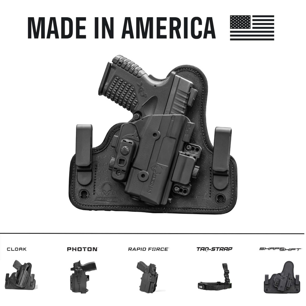 Alien Gear Holsters Shape Shift Inside Waist Band Glock 43X Right