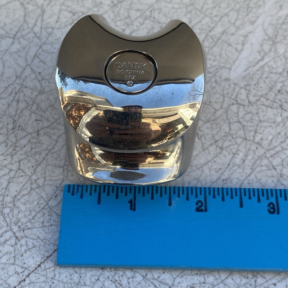 Dansk Otero Paperweight Silver plated