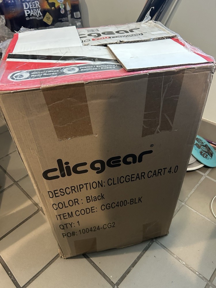 Clicgear push Cart With seat