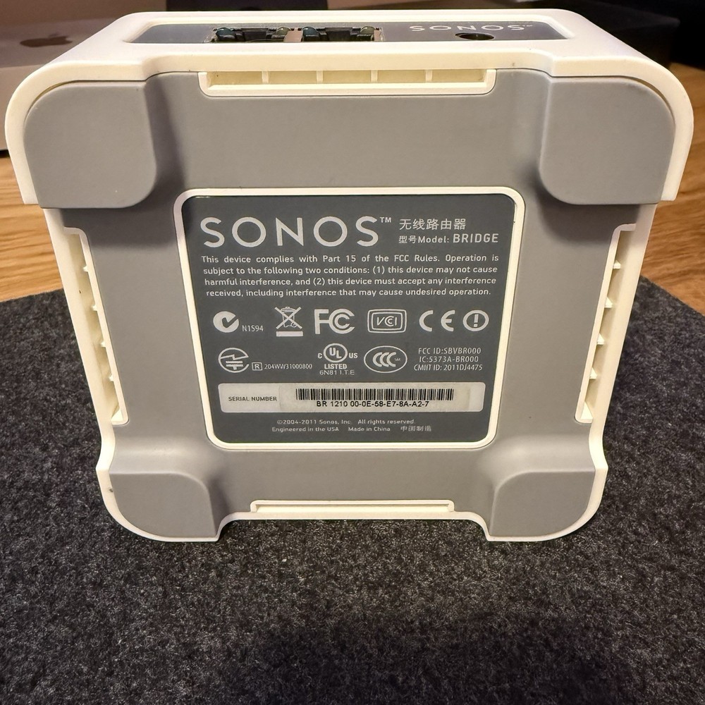 SONOS Bridge No Power Cord Untested
