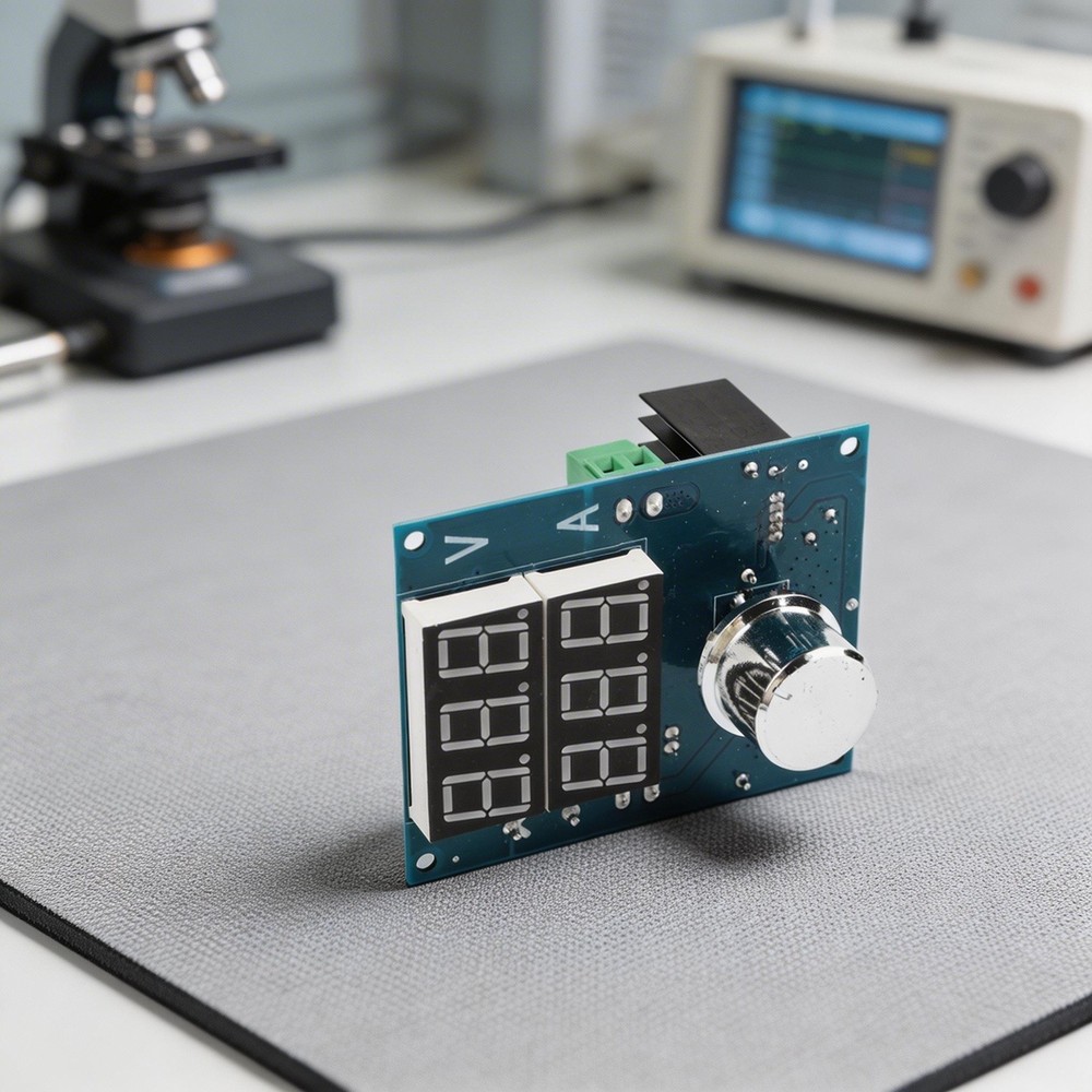 Digital Voltmeter Ammeter Regulator for DC Power Supply and Circuit Filtering