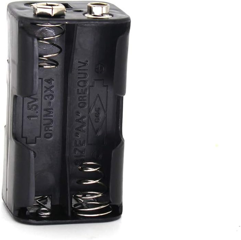 Two Layers 4 X 1.5V (6V) AA Battery Holder Case with 9V I Type Standard Snap Cli