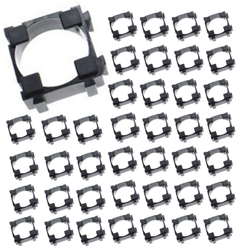18650 Cylindrical Battery Holder Lithium Batteries Bracket Support 100Pcs/Set