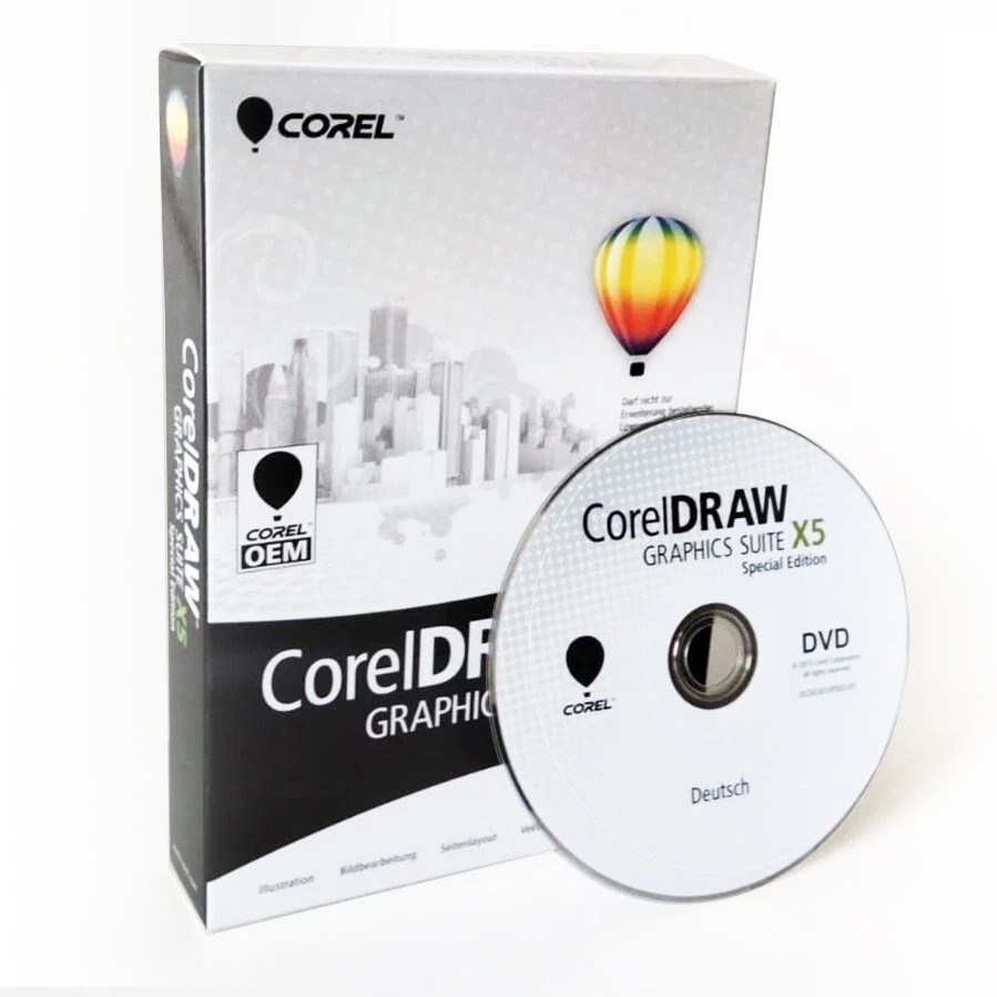 CorelDRAW Graphics Suite X5 SE ( German ) + License