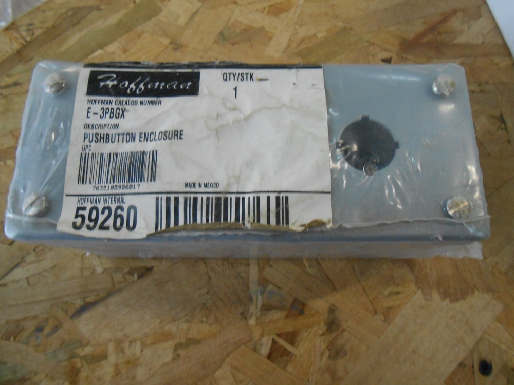HOFFMAN E-3PBGX PUSHBUTTON ENCLOSURE