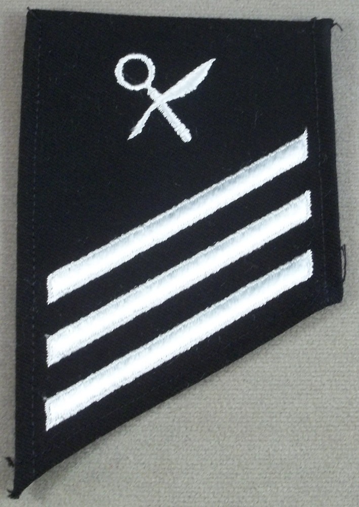 US Navy Striker Rate E-3 Intelligence Specialist On Cotton