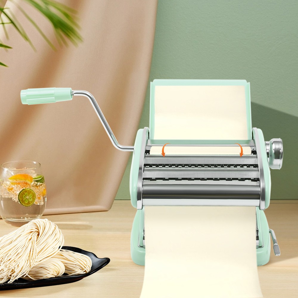 Adjustable Pasta Maker Machine Manual Noodle Making Machine Thickness 0.3-5mm