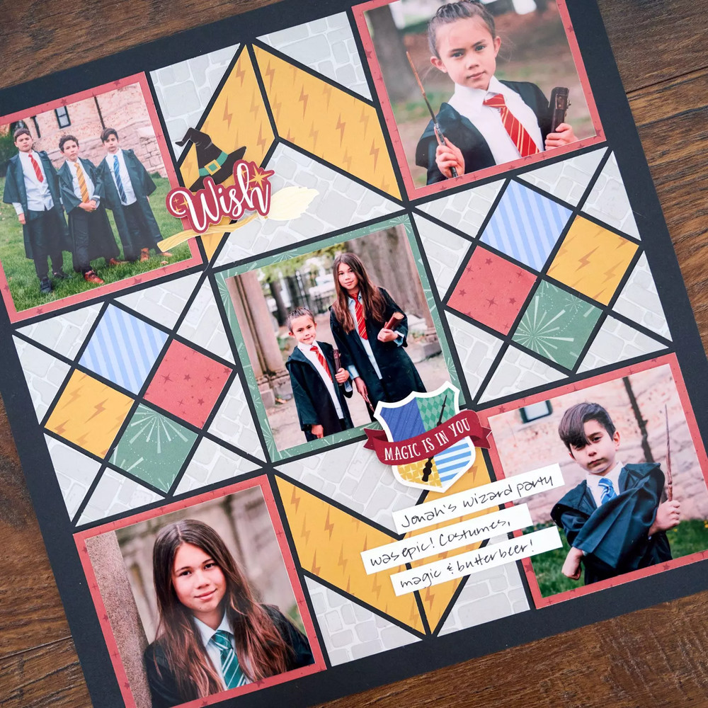 Creative Memories ARGYLE Recipe Template