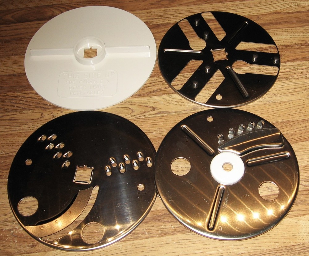 Sears Kenmore 7 Speed Food Processor PART/REPLACEMENT DISC BLADES & BOOK