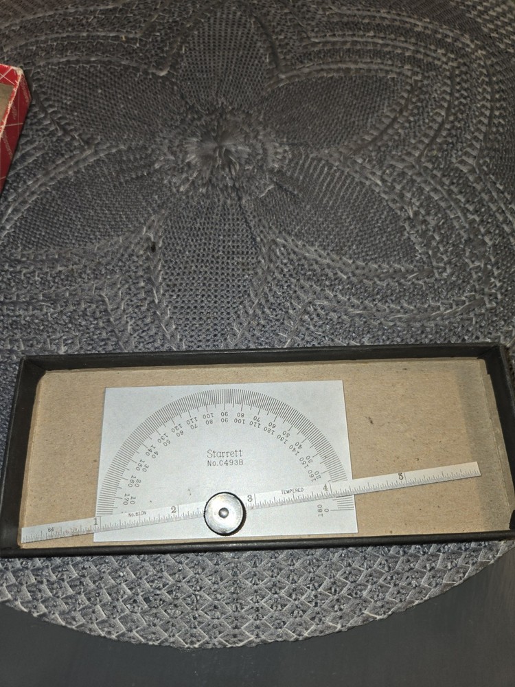 Starrett Protractor - C493B.New-Used Condition $100