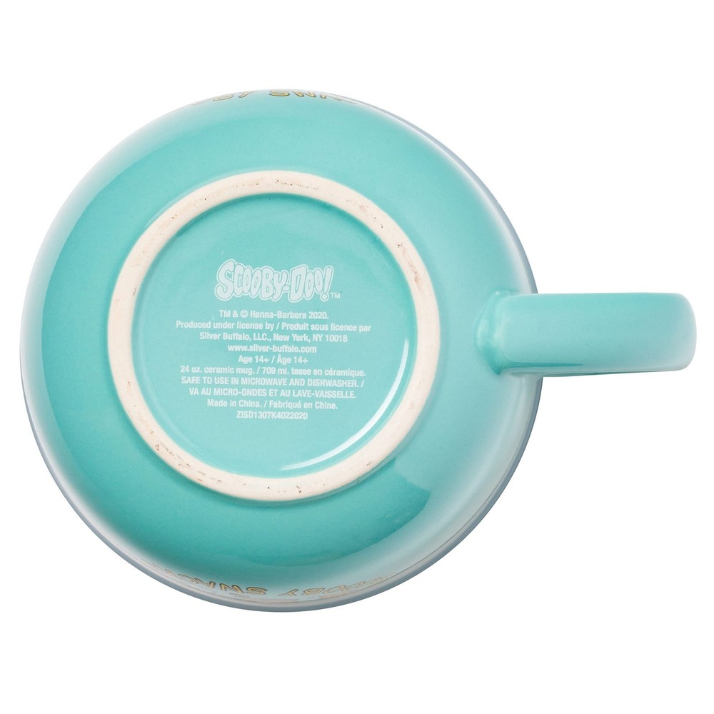 Silver Buffalo Scooby Doo Scooby Snacks Ceramic Soup Mug with Vented Plastic ...