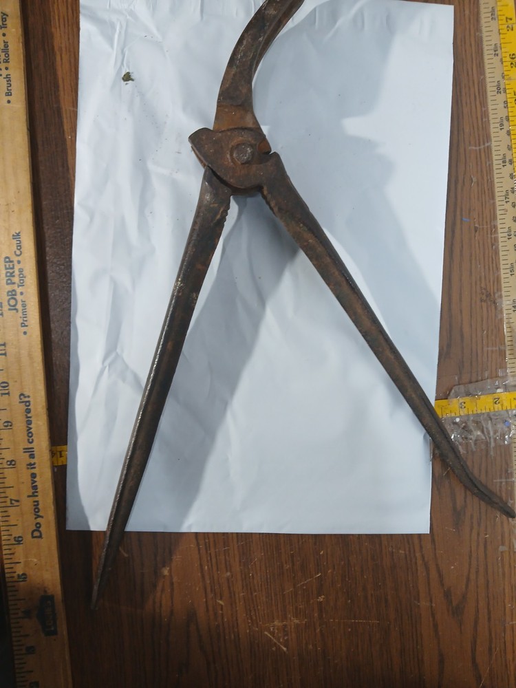 Antique Roof Gutter Nail Puller Very Large.