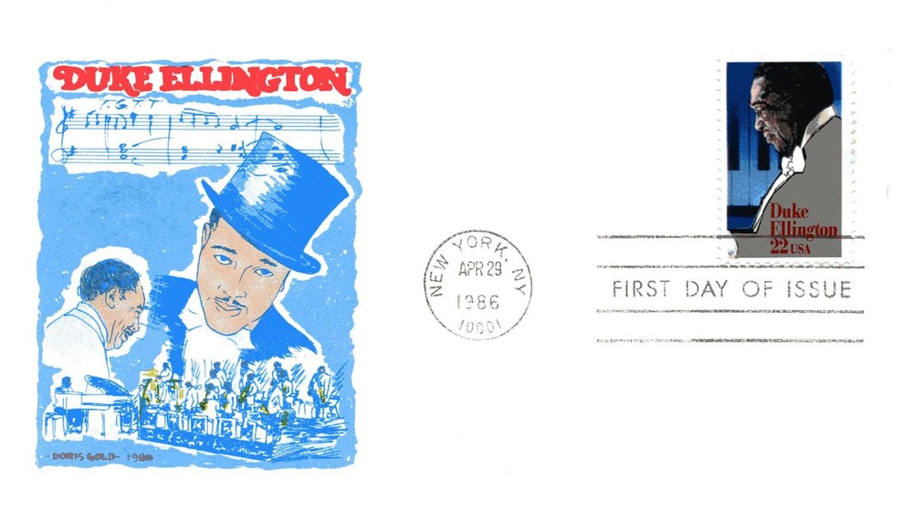 2211 "Duke" Ellington Doris Gold FDC