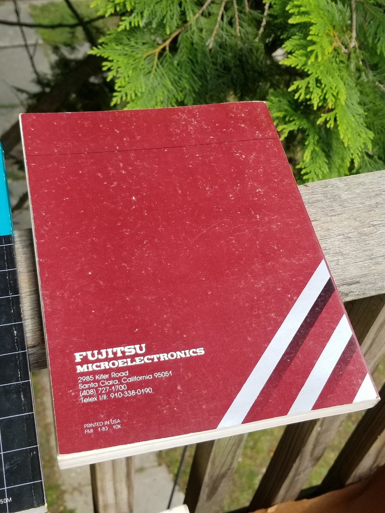 2 VINTAGE MICROELECTRONICS ELECTRONICS BOOKS MEMORY DATA 1983, 1984 FUJITSU