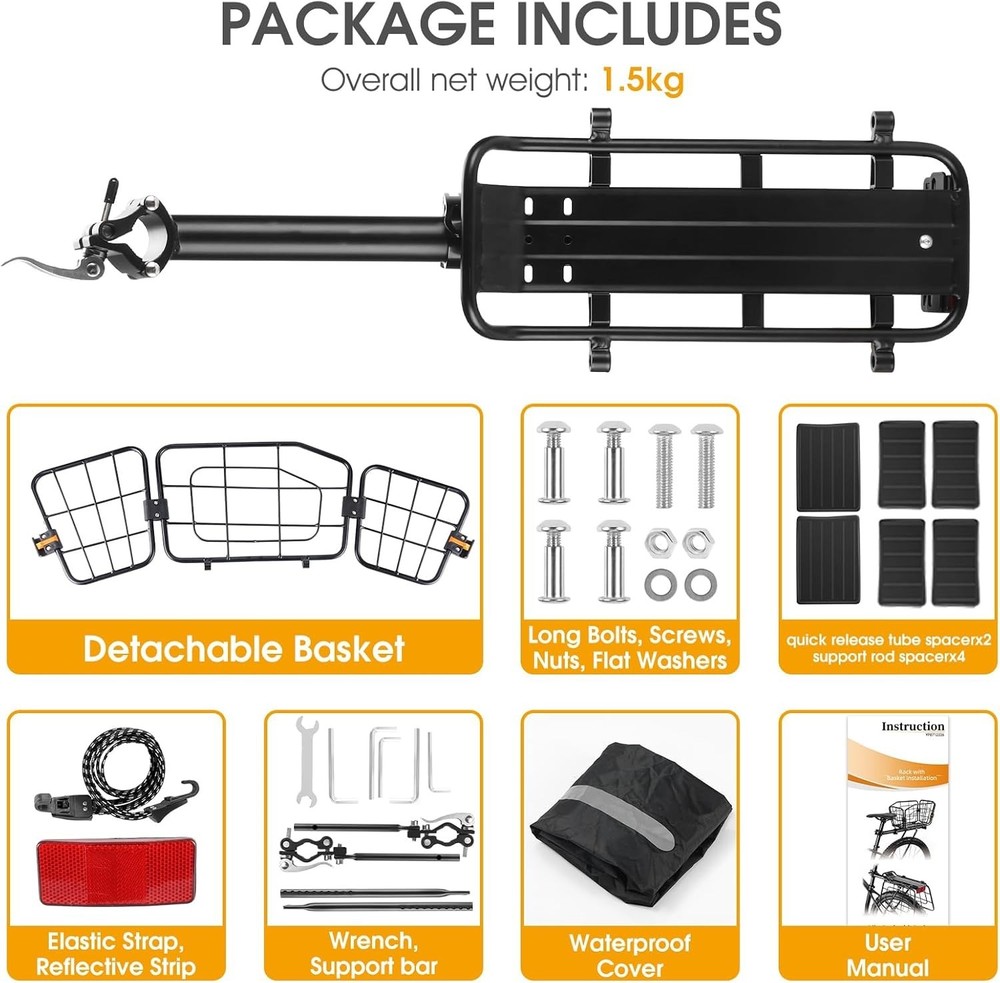 Easy Install Bike Rack with Free Installation Tool