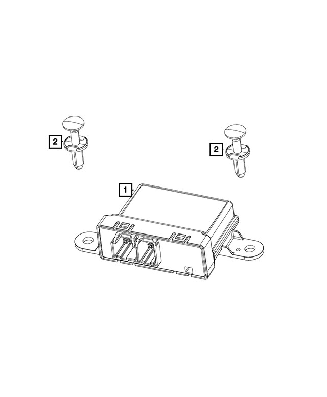 Genuine Mopar Parking Assist Module 68499057AA