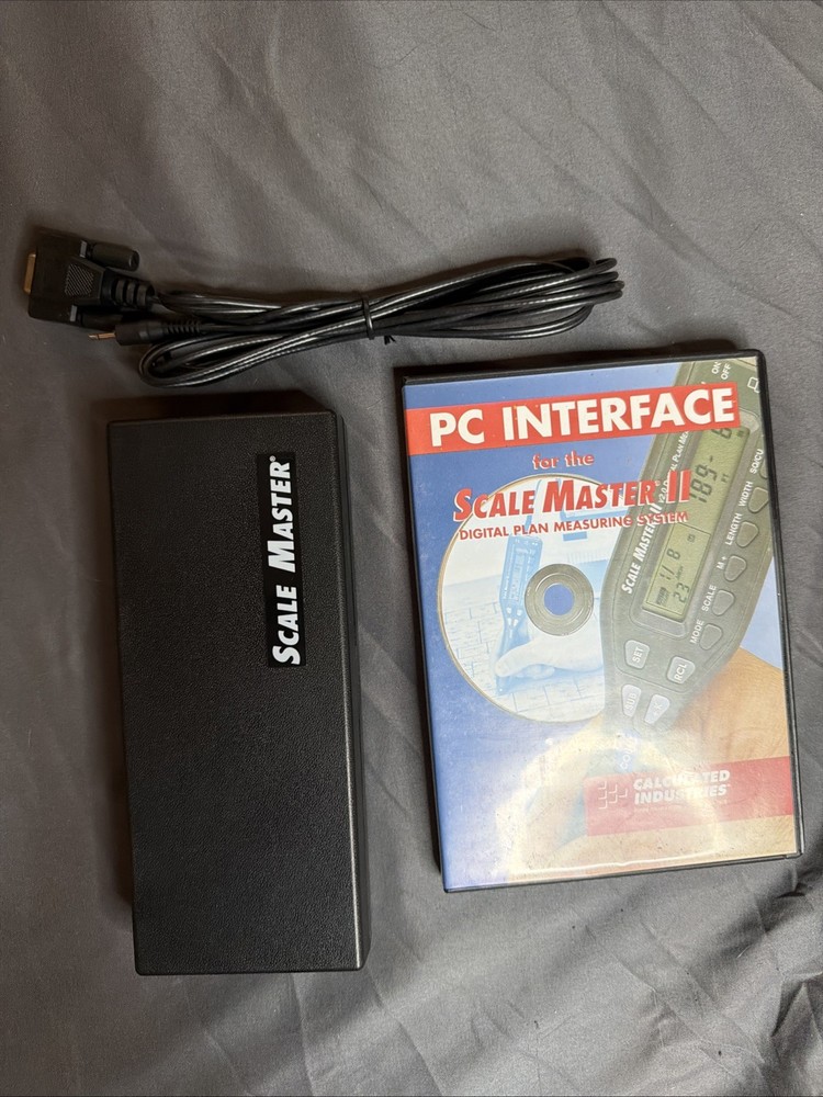 Scale Master II Digital Plan Measuring System with PC interface & Cable 4PARTS