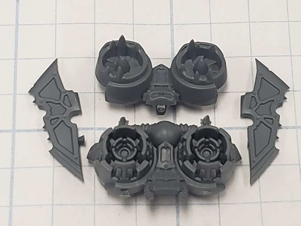 40k Chaos Space Marines Bits Murderwing Raptor Kill Team Jump Pack #105