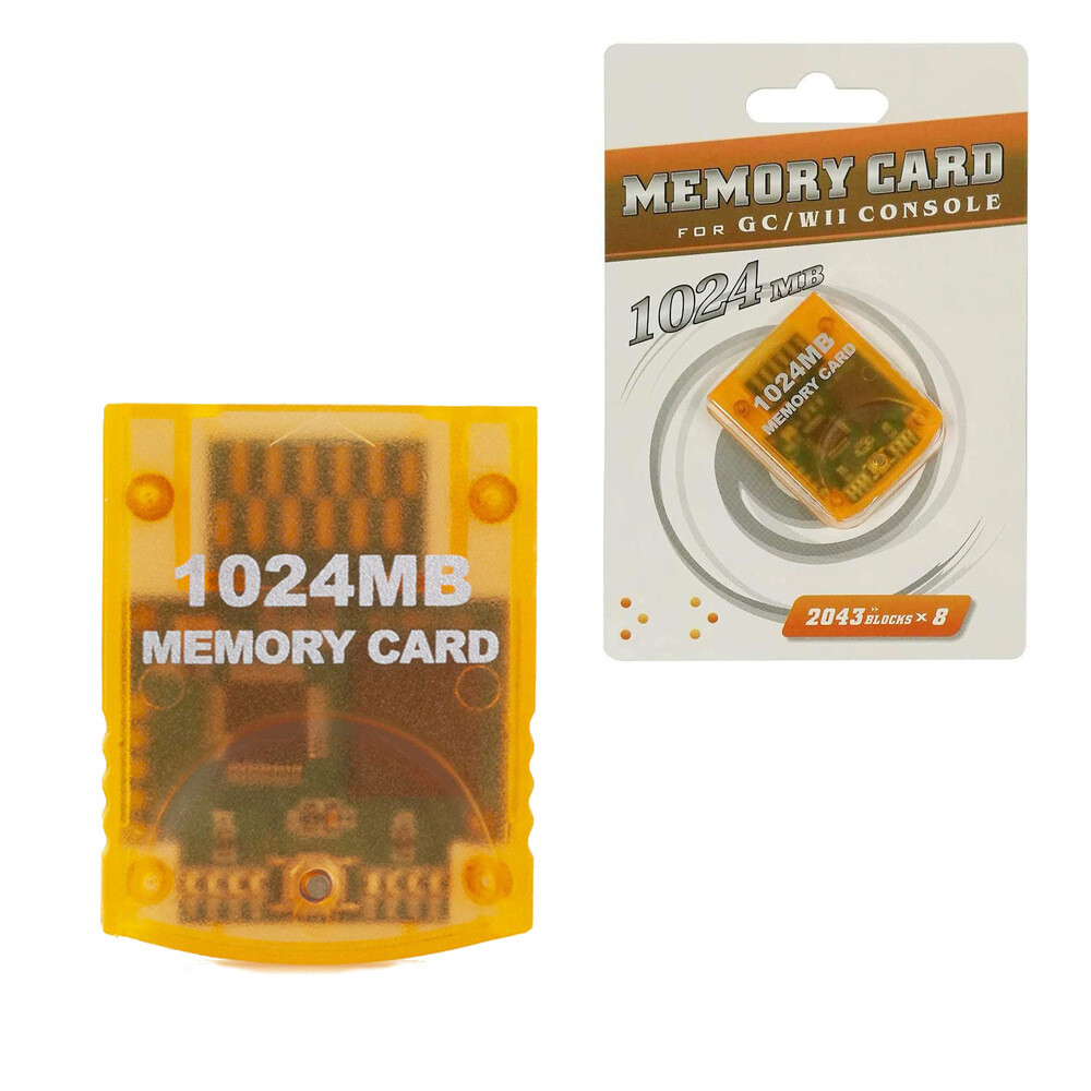 2Pack 1024MB Memory Card For the Nintendo Wii/GameCube