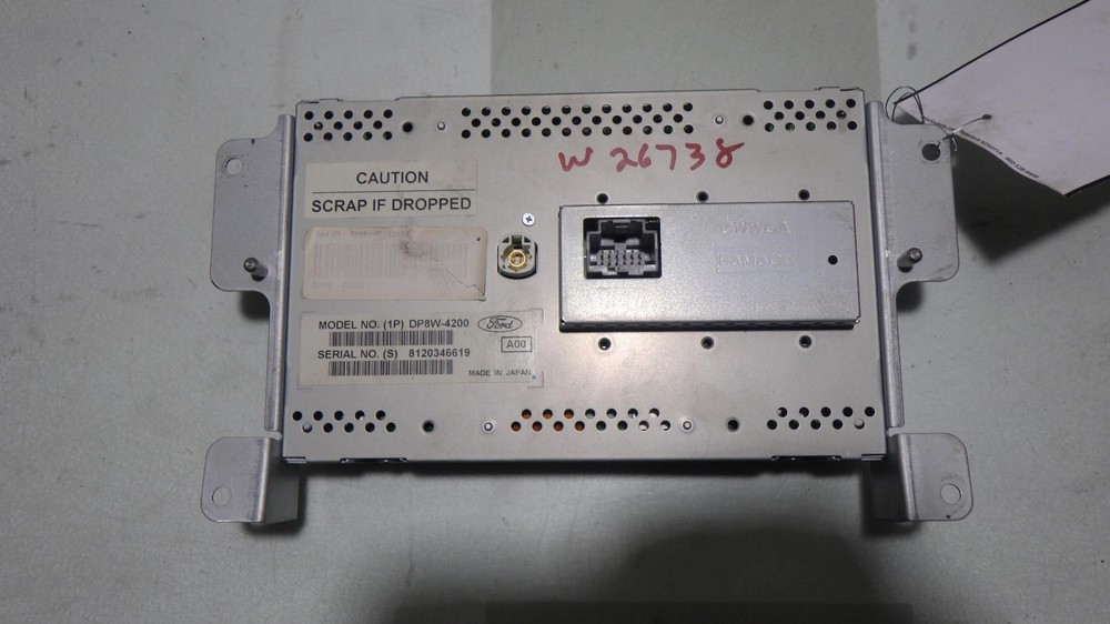 10 FORD FUSION Info Screen 9E5T10F839AB