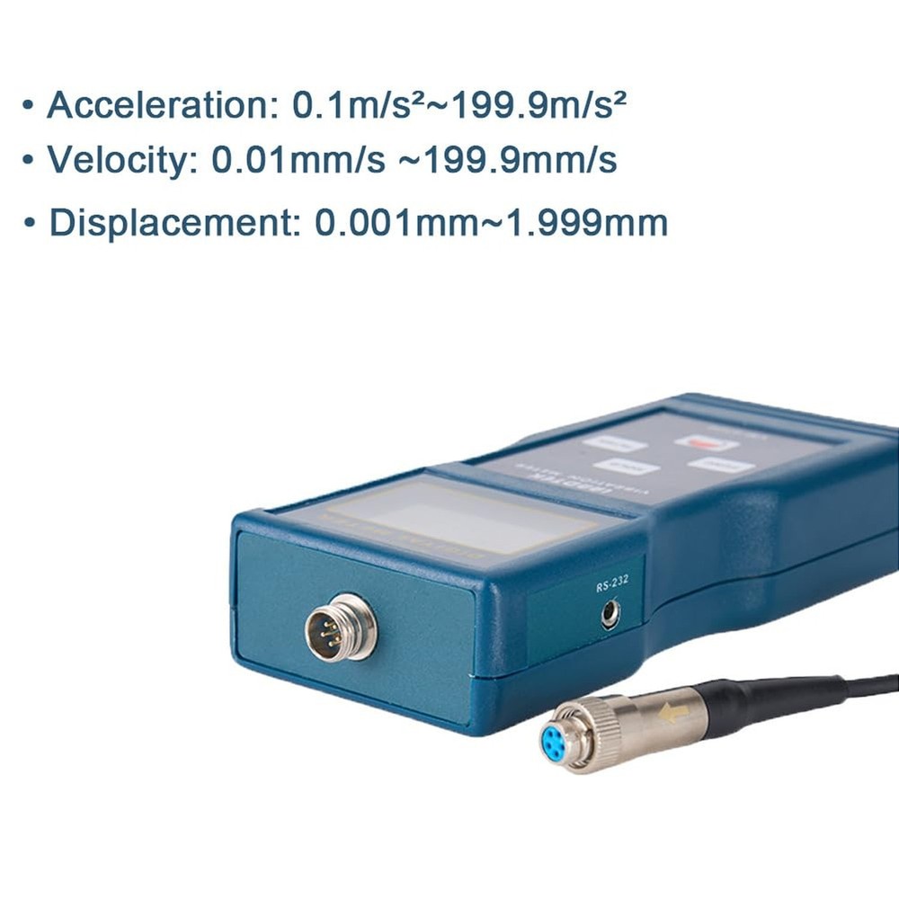 Digital Vibration Meter VM-6320 Vibration Analysis Meter Mechanical Vibration...