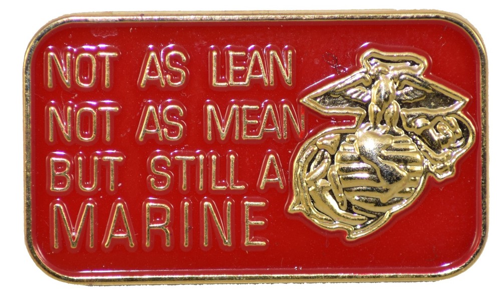 USMC LEAN MEAN HAT PIN