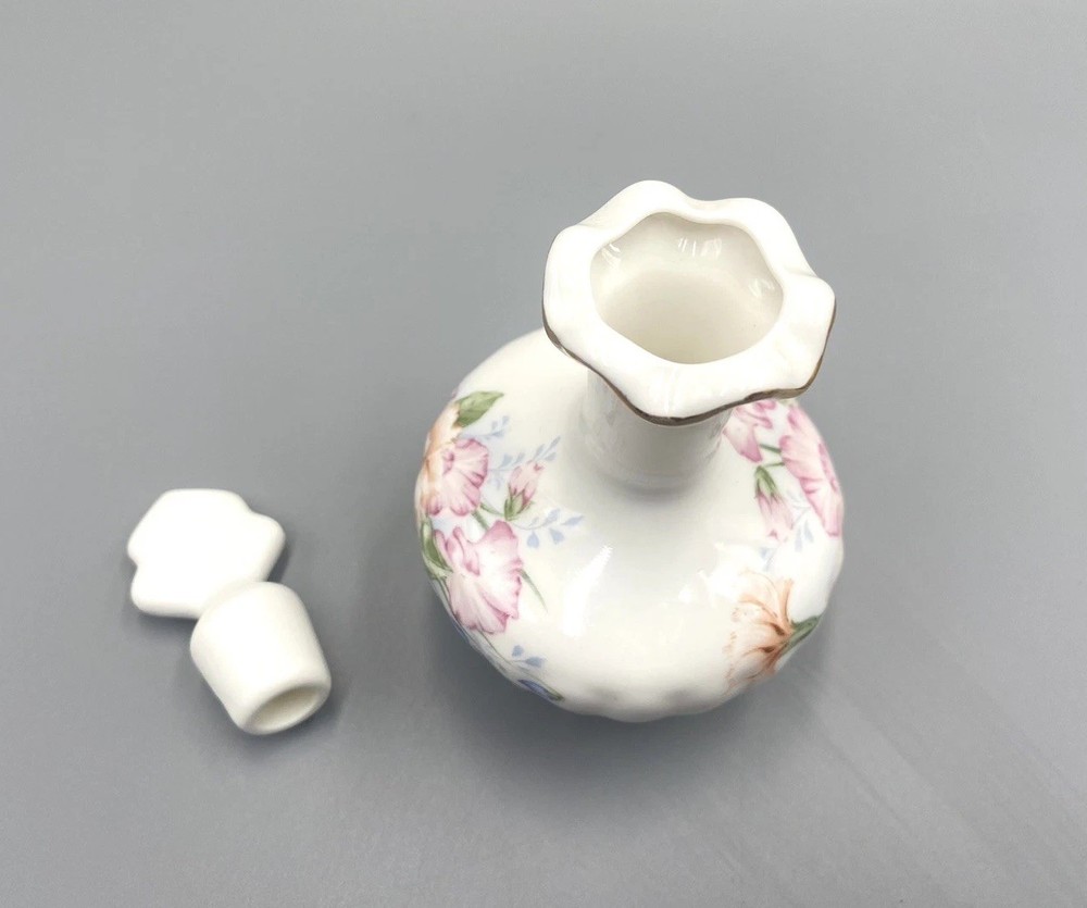 Southfields Fine Bone China Perfume Bottle With Stopper