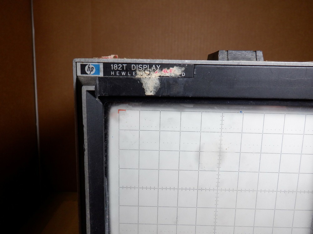 HP 182T DISPLAY WITH HP 8755B SWEPT AMPLITUDE ANALYZER