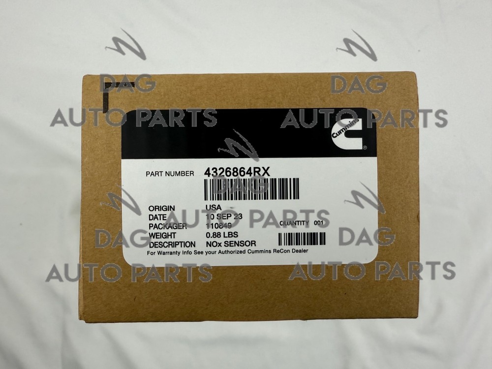 OEM Cummins Nox Sensor 4326864RX